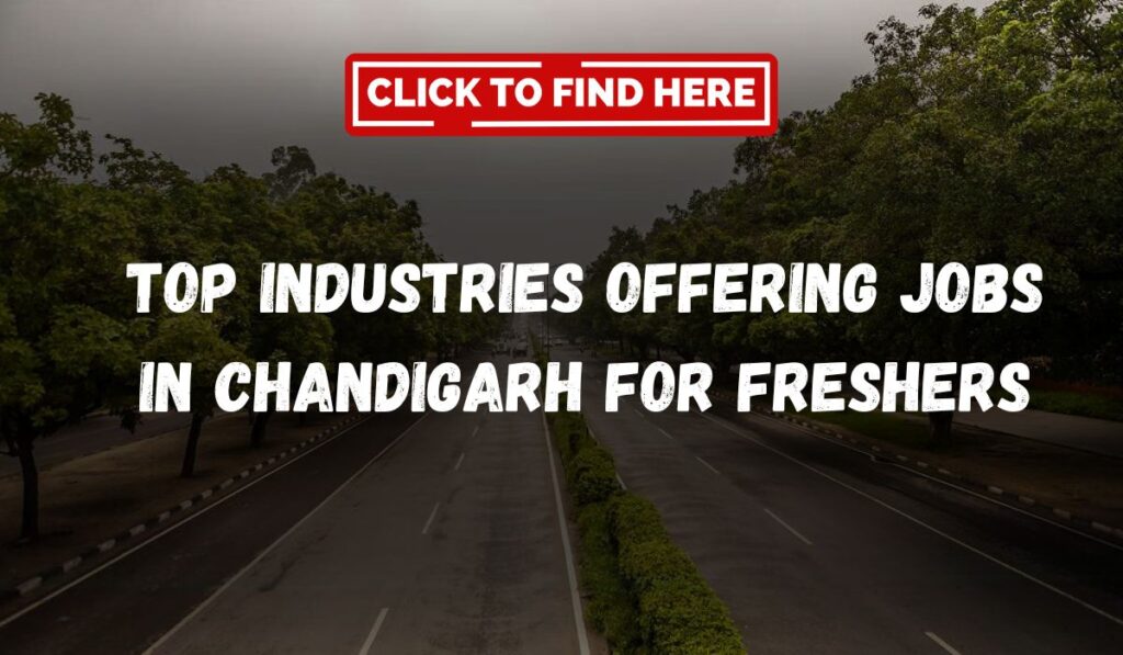 Jobs in Chandigarh for freshers