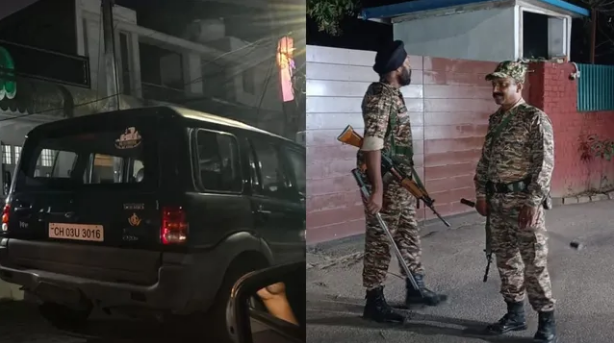 Punjab CBI Raid at CM Bhagwant Mann Camp Office Chandigarh