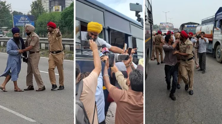 Parvinder Singh Jhota Murder Case protest during Punjab Bandh, protesters on roads in Mansa Punjab