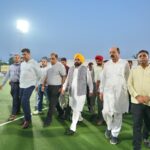 एशियन कप हॉकी 2026 की तैयारियों के लिए जालंधर के Burlton Park Stadium का निरीक्षण करते मुख्यमंत्री भगवंत मान