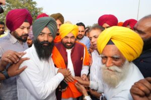 Bhagwant Singh Mann Rajpura grain market paddy procurement farmers Punjab