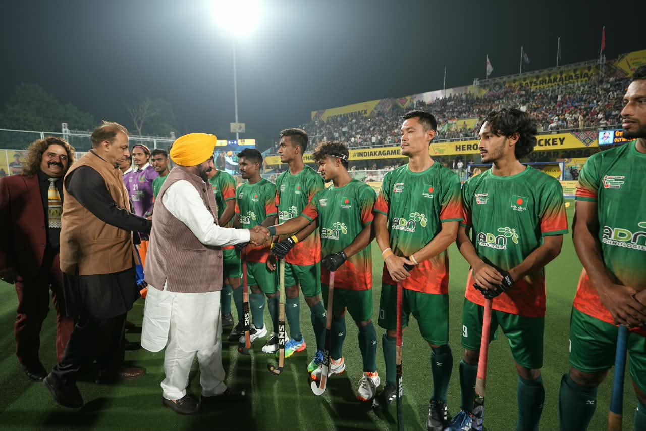 CM Bhagwant Mann highlighting Punjab's contribution to Indian hockey and 2030 Hockey World Cup aspirations