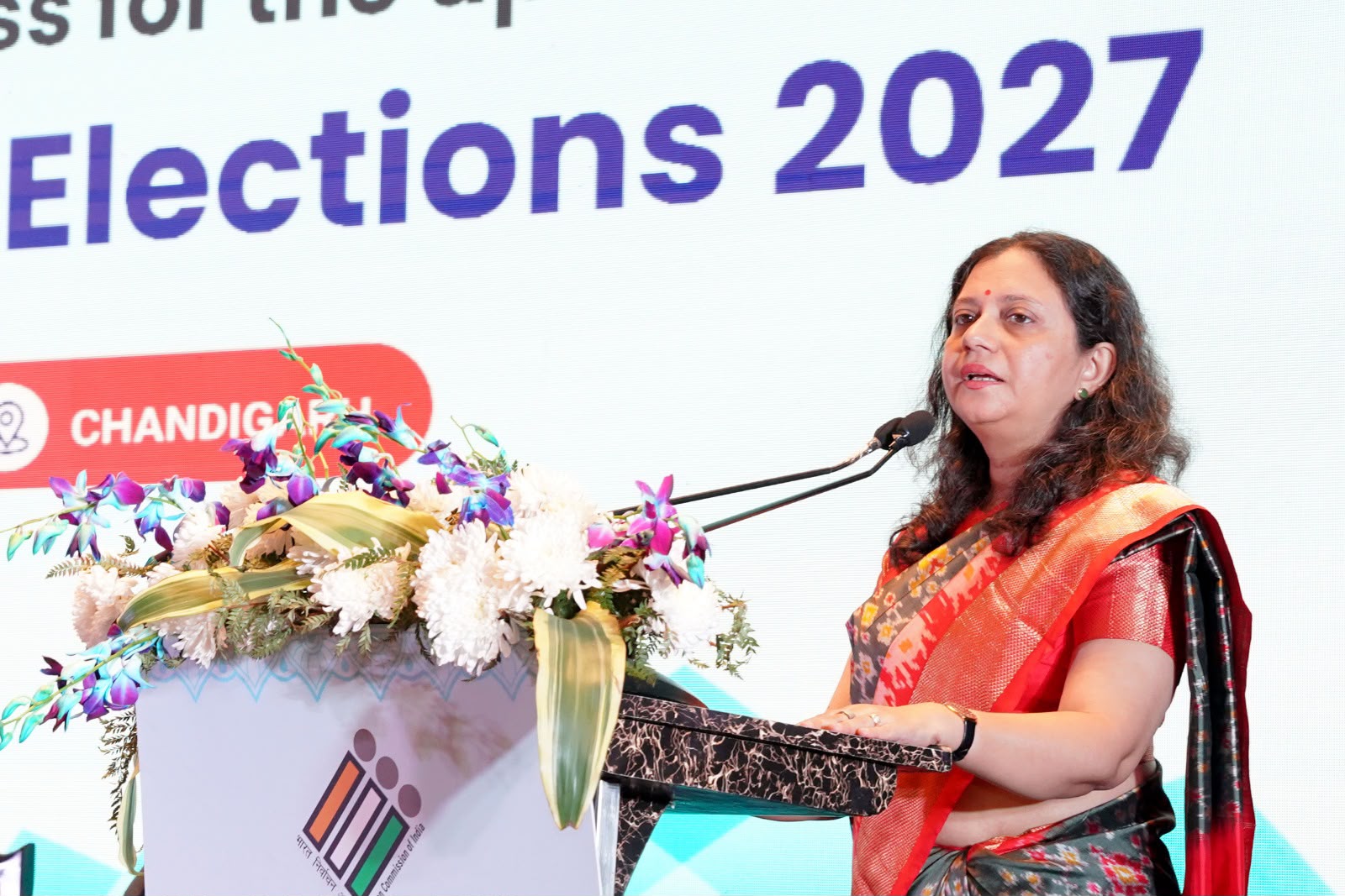 Punjab Assembly Elections की तैयारियों की समीक्षा करते Election Commission के वरिष्ठ अधिकारी