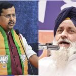 BJP and Shiromani Akali Dal leaders amid discussions over a possible Punjab election alliance
