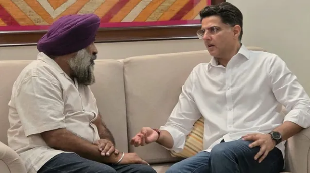 Pargat Singh and Sachin Pilot discuss strengthening Punjab Congress organisation and future political activities