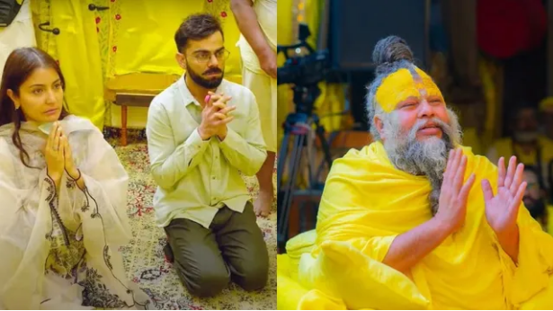 Virat Kohli Anushka Sharma with Premanand Maharaj viral 5 crore claim